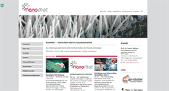 Desktop Screenshot of nanomat.de